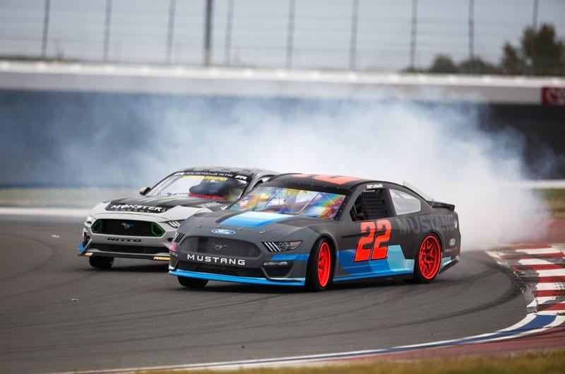 Formula DRIFT Champion Vaughn Gittin Jr. Welcomes NASCAR Champion Joey Logano to the Mustang Family